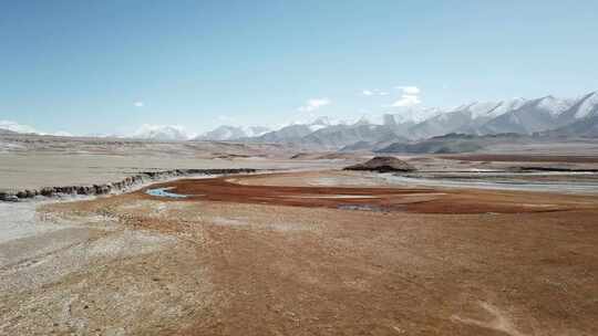 超清新疆喀什航拍公路丝绸之路旅行