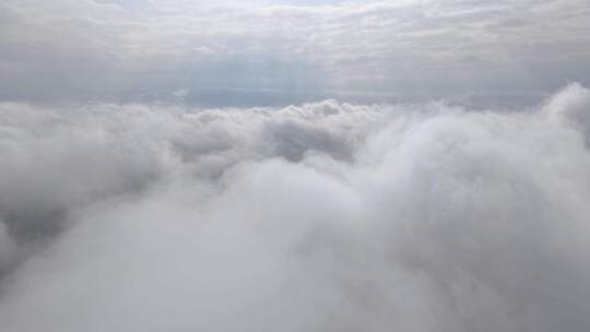 高空俯瞰云海景观