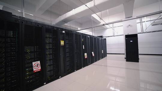数据科技机房机柜计算机服务器互联网安全视频素材模板下载