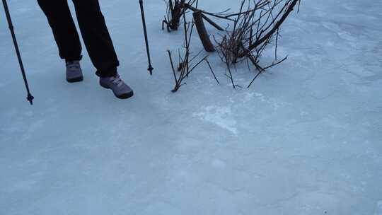 冰锥 冰瀑 冰雪 冬季 寒冷 结冰