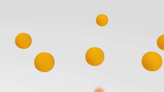 跳动的橙色脐橙动态背景素材视频素材模板下载