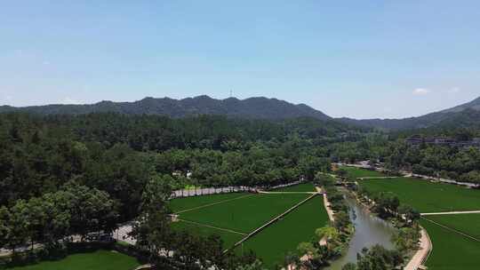 湖南韶山冲毛主席故居附近山村