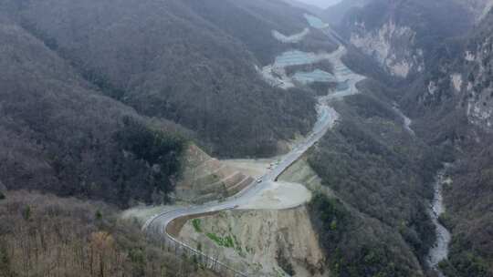 湖北神农架风光航拍