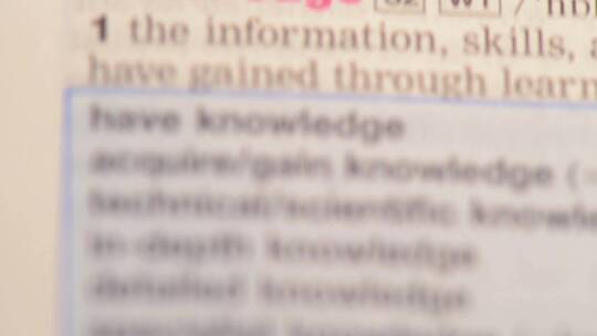 字典的定义知识