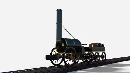 蒸汽 蒸汽火车科技视频素材模板下载