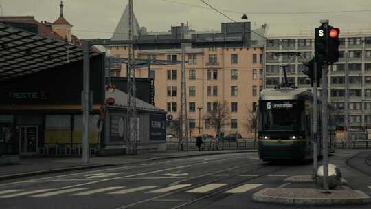 Helsinki， City，电车，芬兰