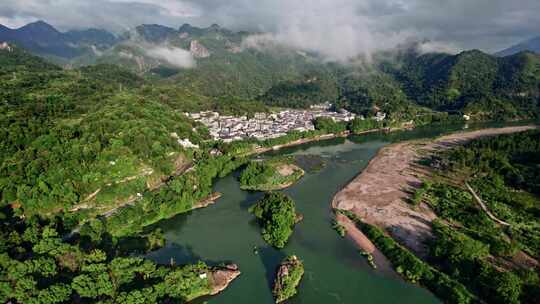 温州永嘉楠溪江狮子岩云海日出