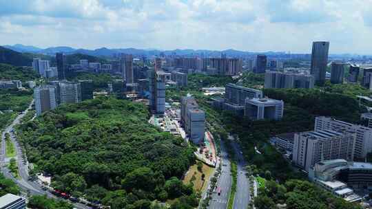 广东黄埔科学城周边航拍