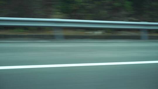 窗外风景车速速度感高速公路行驶视频素材模板下载