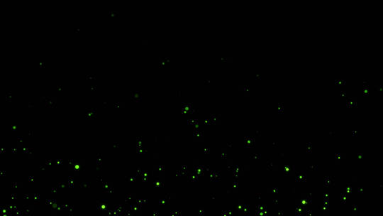 夜晚萤火虫粒子视频带通道