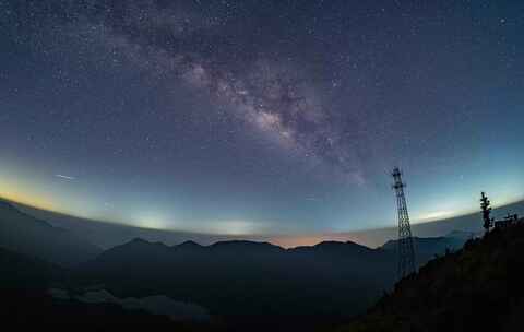 大田顶银河星空延时