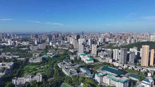 武汉大学武昌区大景航拍