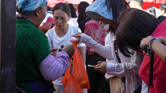 云南菜市场市集赶集大理丽江腾冲古城古镇视频素材模板下载