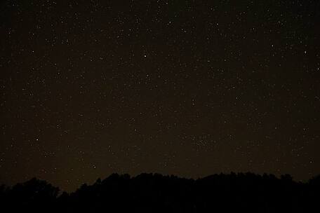 夜空中最亮的星 繁星点点星空延时拍摄4K