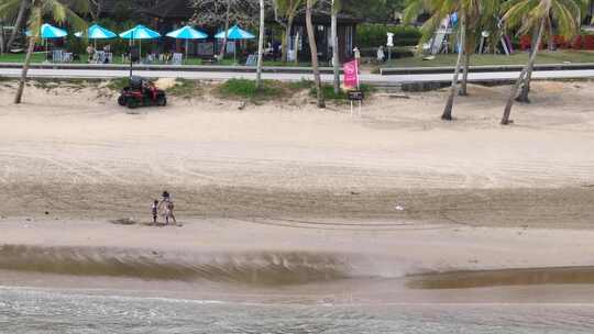 海南万宁日月湾和石梅湾航拍风光