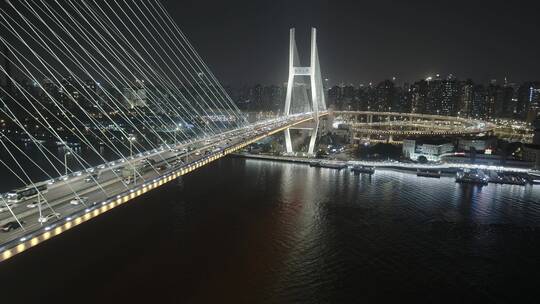 上海南浦大桥夜景