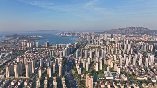 青岛西海岸新区航拍全景