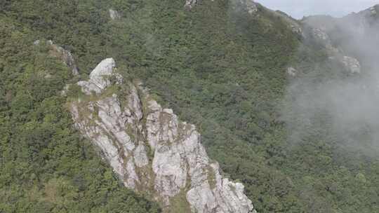 航拍大山云海，自然风景摄影