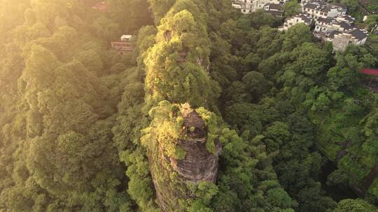 航拍齐云山