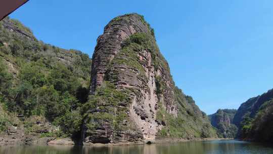 福建泰宁大金湖丹霞地貌实拍