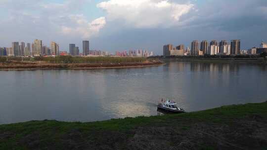 长沙城市浏阳河鸭嘴公园