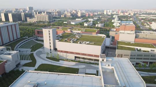 上海戏剧学院4K航拍