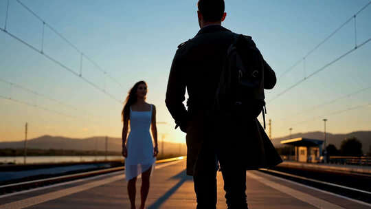 站台的相遇和离别