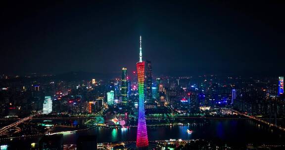 广州塔小蛮腰夜景2022年最新