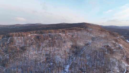 大兴安岭林海雪原风光航拍合集