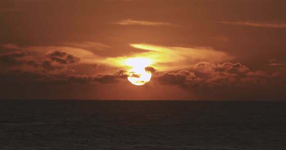 日落 海洋 黄昏 海面