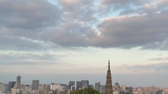 4k 杭州城市风光全景