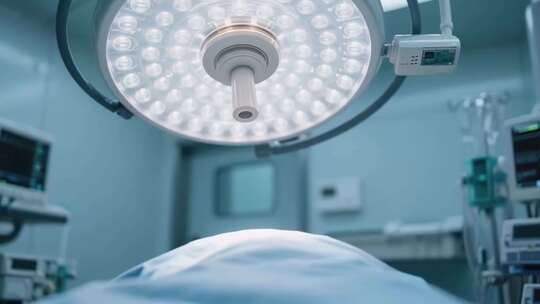 手术室手术灯特写