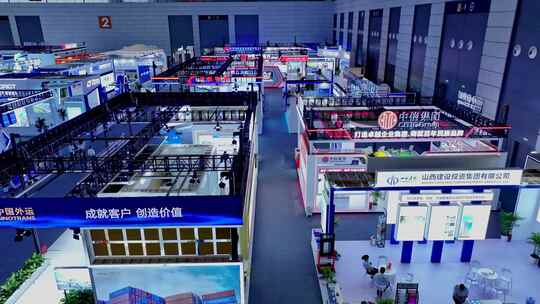 会展中心展会全景