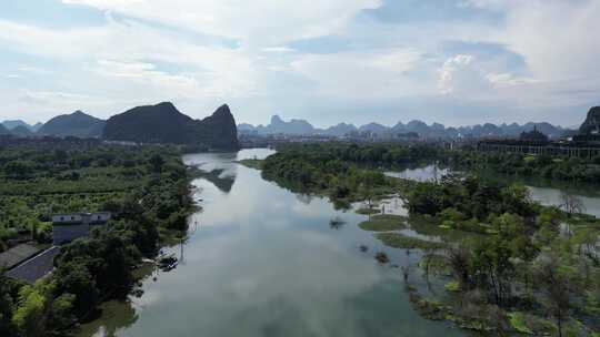 桂林山水城市风光