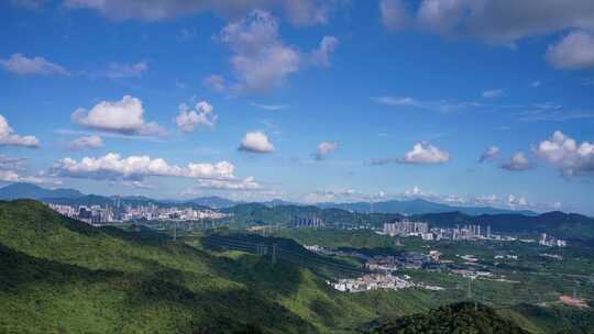 深圳南山西丽片区延时风光