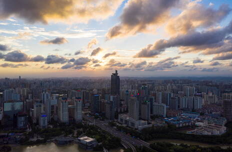 金湖广场延时视频