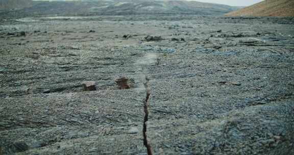 火山，裂缝，蒸汽，地球