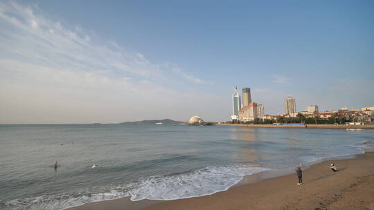 海边沙滩旅游vlog看海沙滩观光