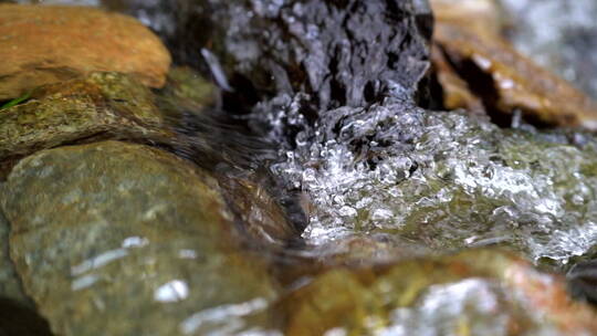 清澈的流水山泉水溪水水资源合集