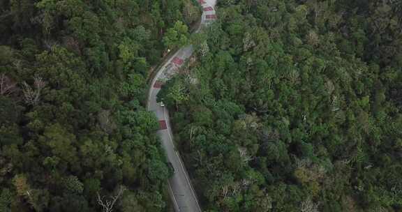 海南五指山公路航拍