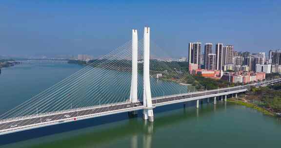 4K航拍广东惠州合生大桥3