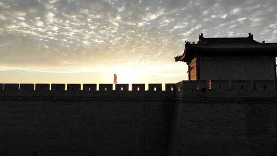 盐池夕阳城墙