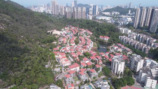 珠海城市房地产建筑别墅视频素材模板下载