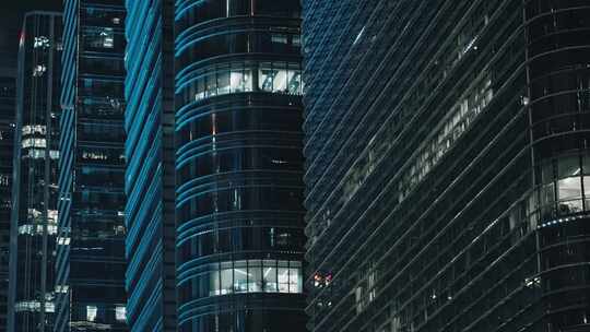 深圳城市高楼夜景办公楼401