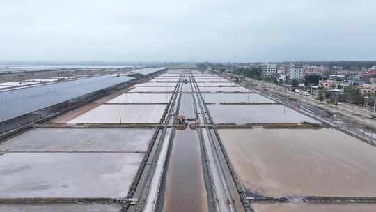 海南莺歌海盐田景区航拍