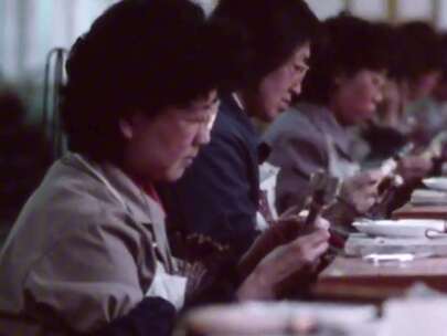 80年代工人工厂