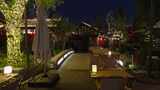 成都铁像寺水街夜景实时高清在线视频素材下载