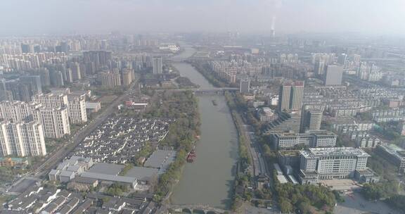 拱宸桥 大运河 航拍 杭州 1