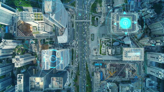 科技城市6视频素材模板下载