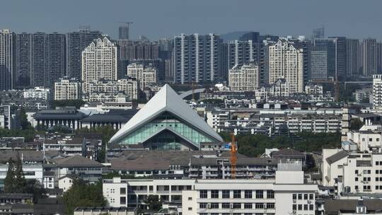 绍兴城市广场大善塔府山飞翼楼